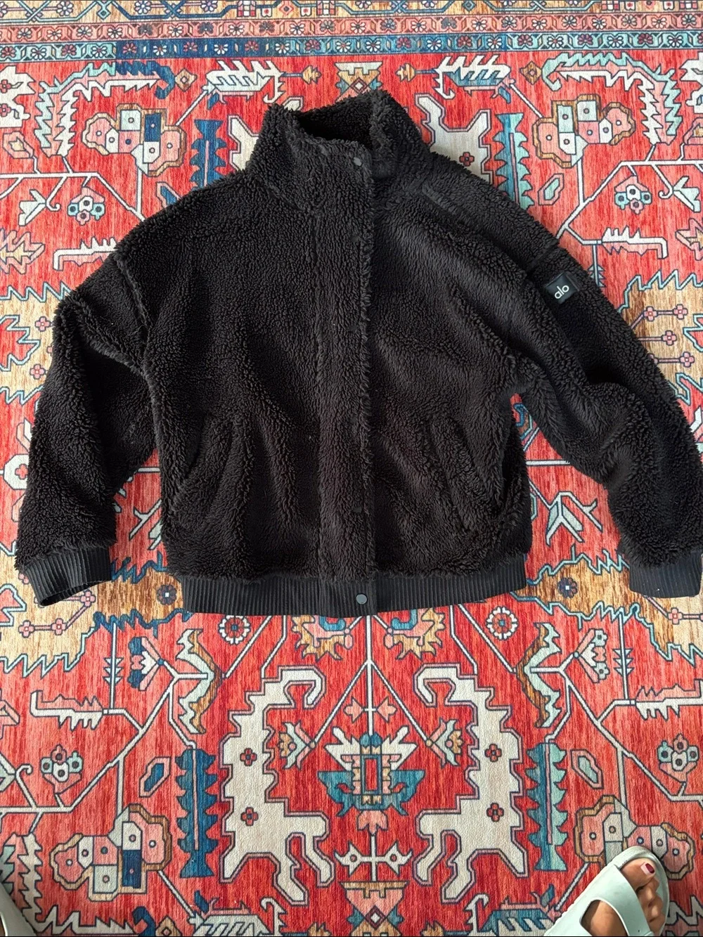ALO Varsity Sherpa Jacket